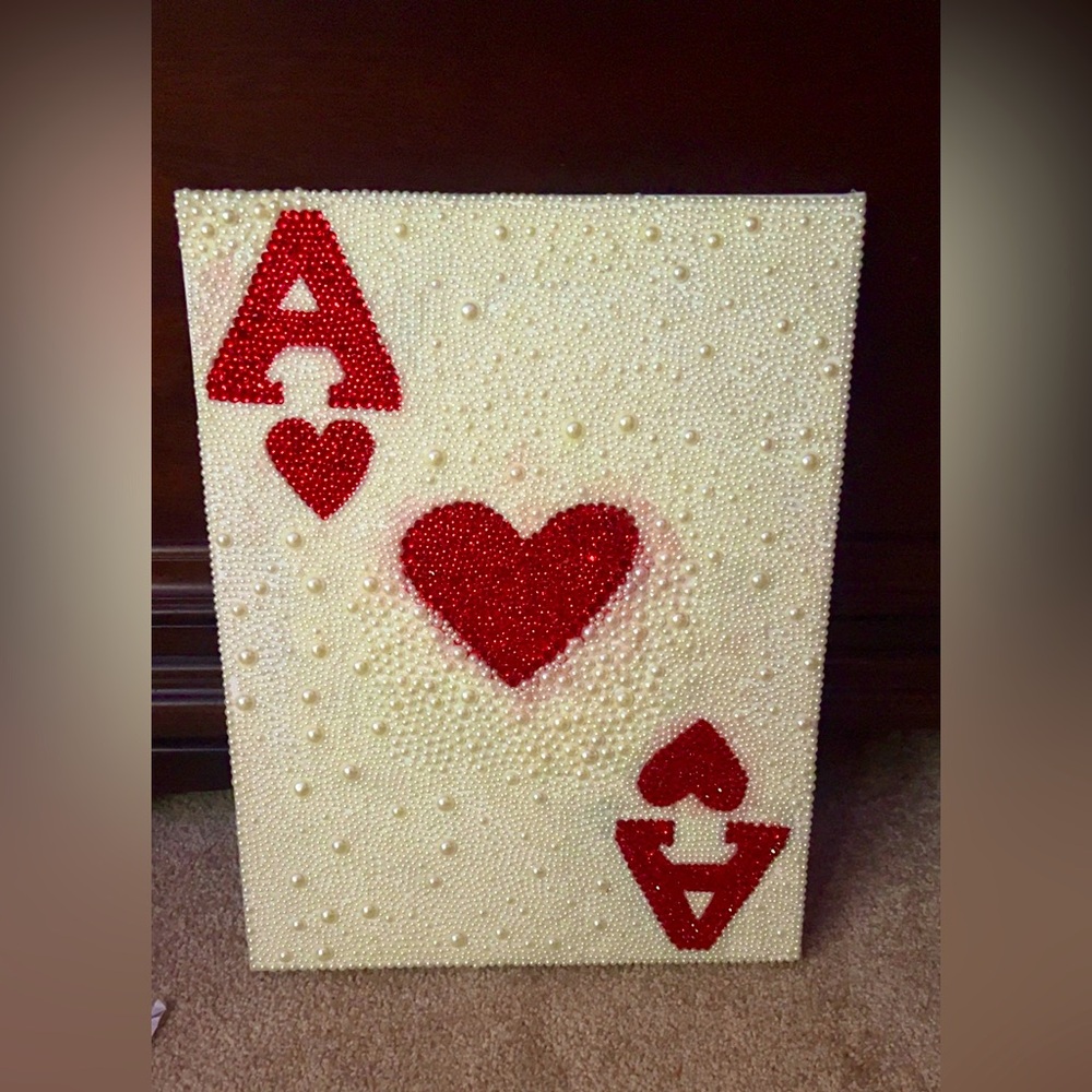 Rhinestone art: Ace